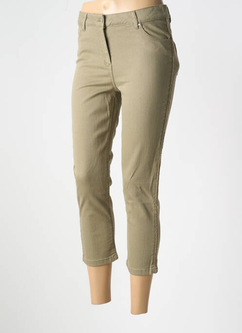 Pantalon trei sferturi verde DIANE LAURY femeie