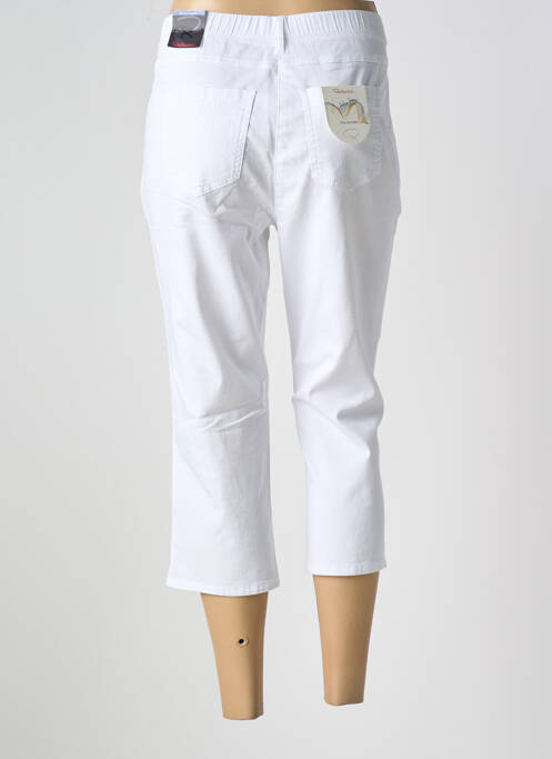 Pantalon trei sferturi alb TONI femeie