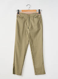 Pantalon 7/8 elasticitate mărime normală verde WALTRON femme