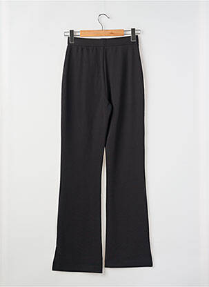 Pantalon drept talie elastică mărime normală negru SURKANA femeie