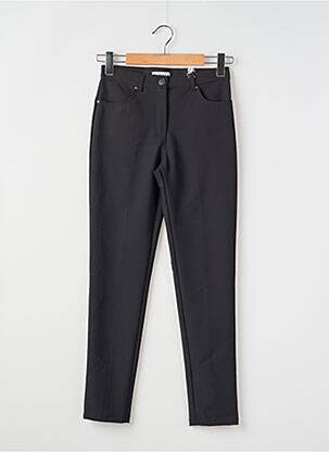 Pantalon drept țesătură crep mărime normală negru NINATI femeie