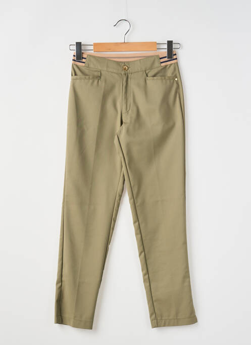 Pantalon 7/8 elasticitate mărime normală verde WALTRON femme