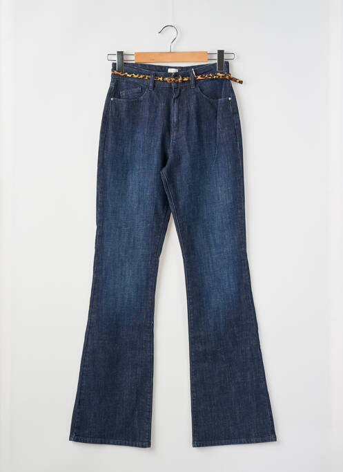 Blugi cu croială evazată albastru KANOPE femeie