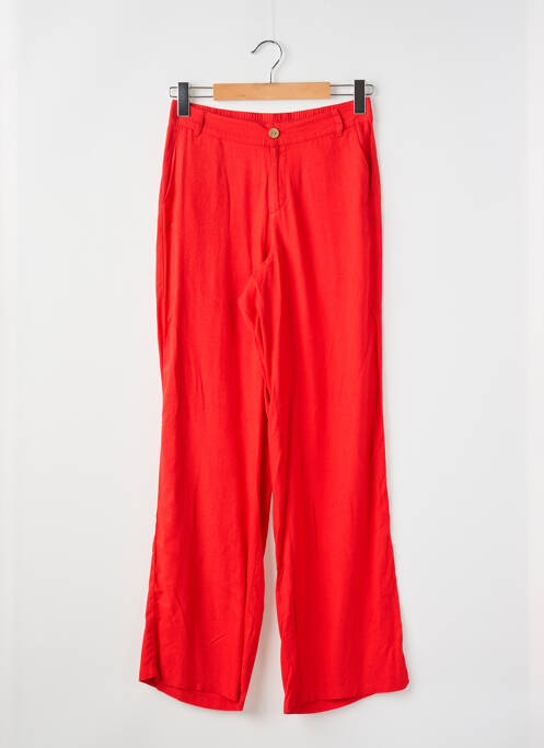 Pantalon drept roșu CREAM femeie