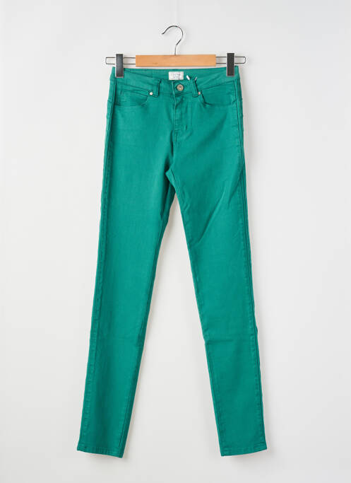 Pantalon slim verde C'EST BEAU LA VIE femeie