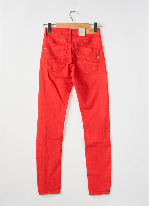 Blugi cu croială slim roșu CREAM femeie