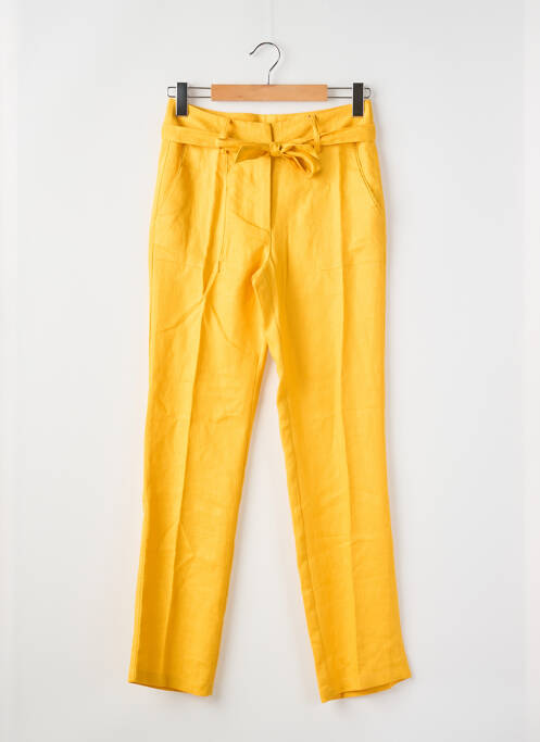 Pantalon drept galben JULIE GUERLANDE femeie