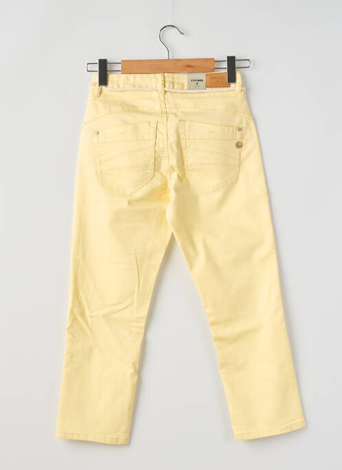 Pantalon trei sferturi galben CREAM femeie