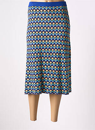 Fustă midi albastru SURKANA femeie