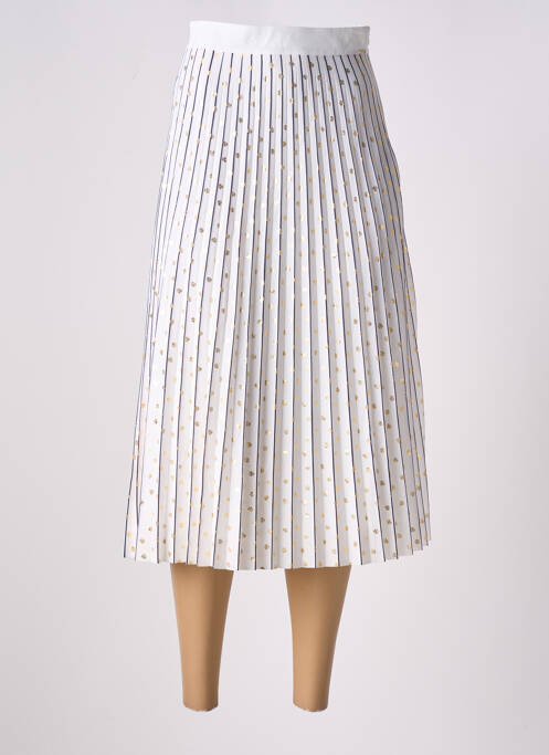 Fustă lungă alb FRACOMINA femeie