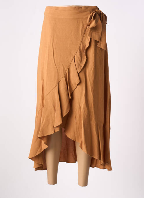 Fustă lungă maro SURKANA femeie