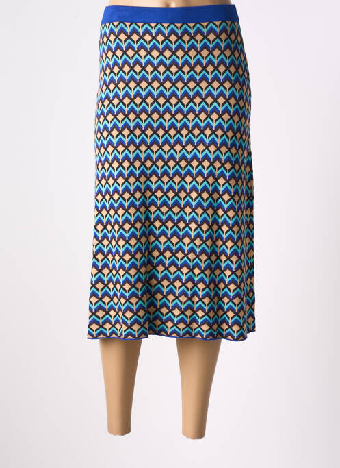 Fustă midi albastru SURKANA femeie