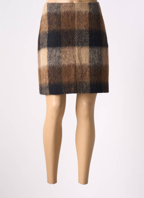 Fustă mini maro SEE THE MOON femeie