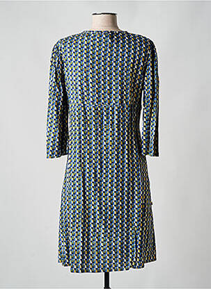 Rochie midi mâneci 3/4 mâneci 3/4 albastru BLA-BLA femeie