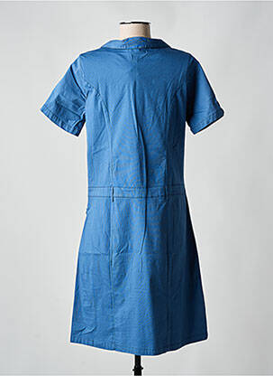 Rochie midi mâneci scurte mâneci scurte albastru AGATHE & LOUISE femeie