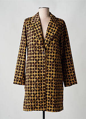 Palton lung maro SURKANA femeie