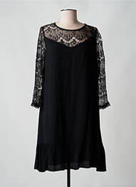 Rochie scurtă mâneci lungi mâneci lungi negru FREEMAN T.PORTER femeie