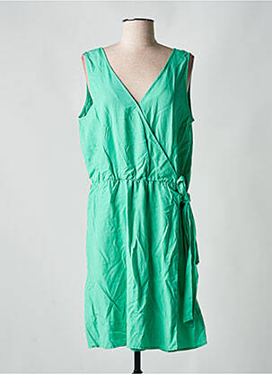 Rochie midi fără mâneci fără mâneci verde C'EST BEAU LA VIE femeie