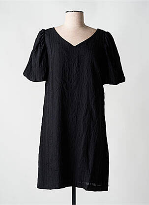 Rochie scurtă mâneci scurte mâneci scurte negru SURKANA femeie
