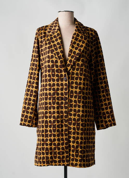 Palton lung maro SURKANA femeie