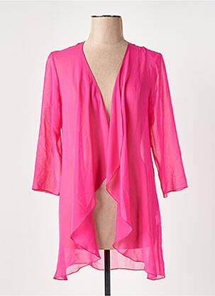 Vestă cu mâneci lungi roz GREGORY PAT femeie