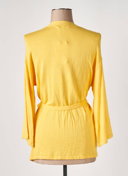 Vestă cu mâneci lungi galben SURKANA femeie