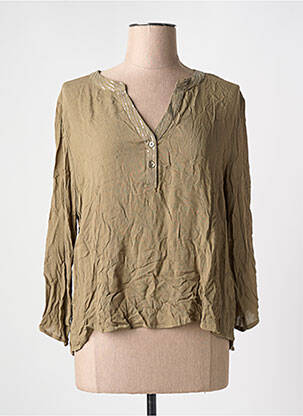 Bluză mâneci 3/4 mâneci 3/4 verde CREAM femeie