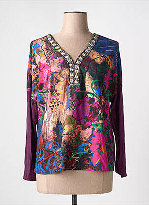 Tricou violet VANGO femeie