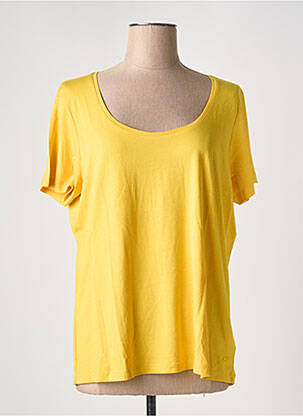 Tricou galben CREAM femeie