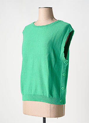 Pulover verde C'EST BEAU LA VIE femeie