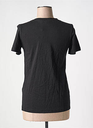 Tricou elasticitate mâneci scurte negru KAFFE femeie