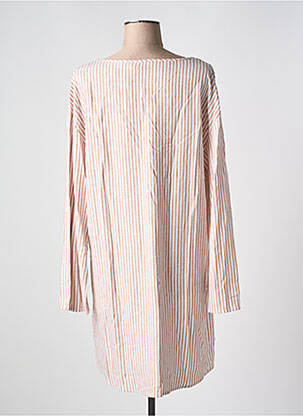 Rochie scurtă mâneci lungi mâneci lungi bej CREAM femeie