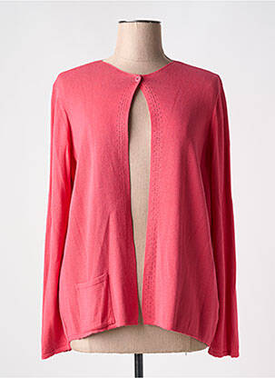 Vestă cu mâneci lungi roz I.ODENA femeie