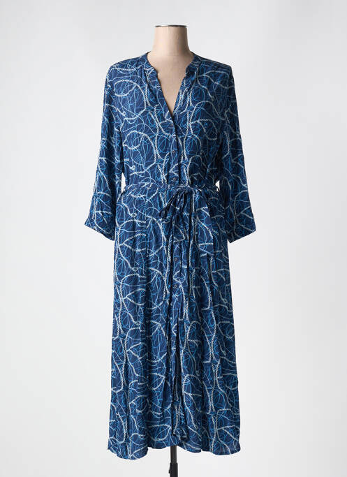 Rochie lungă albastru ANDAM femeie