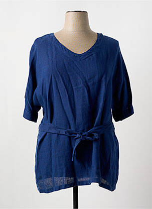 Tunică mâneci scurte albastru LILI & CAROLINE femeie