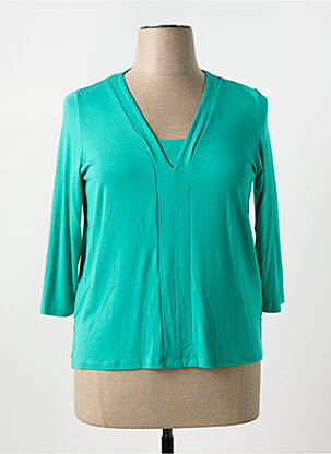Tricou mâneci 3/4 mâneci 3/4 verde CHATELET femeie