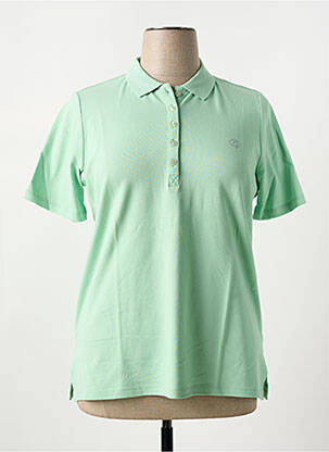 Polo elasticitate mâneci scurte verde TONI femeie