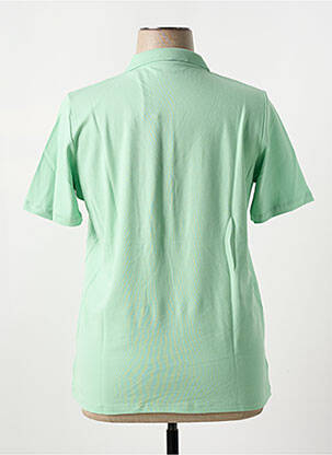 Polo elasticitate mâneci scurte verde TONI femeie