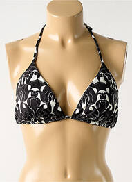 Sutien de costum de baie elasticitate top triunghiuri negru SURKANA femeie