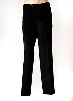 Pantalon chino închidere cu fermoar sub clapetă cu cârlig mărime normală negru COSSERAT bărbat