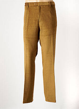 Pantalon chino elasticitate talie înaltă galben PIERRE D'ARLANC bărbat