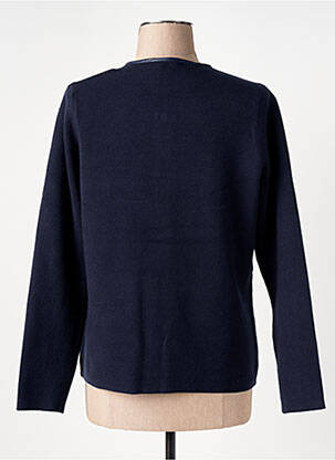 Jachete casual guler rotund albastru LOU LOU BY NALO femeie