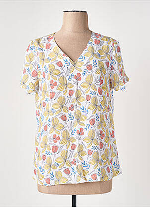 Top alb ARMOR LUX femeie