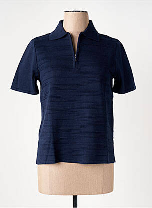 Polo albastru THEL ELEGANCE femeie