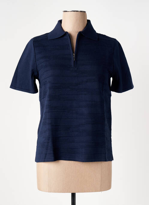 Polo albastru THEL ELEGANCE femeie