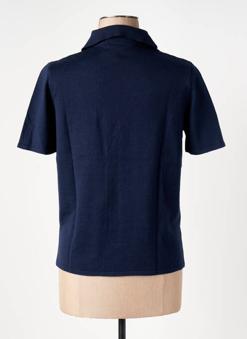 Polo albastru THEL ELEGANCE femeie