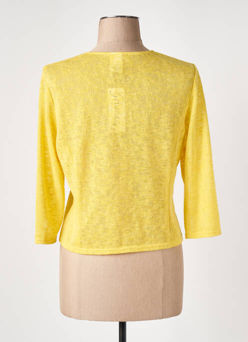 Vestă cu mâneci lungi galben GEVANA femeie