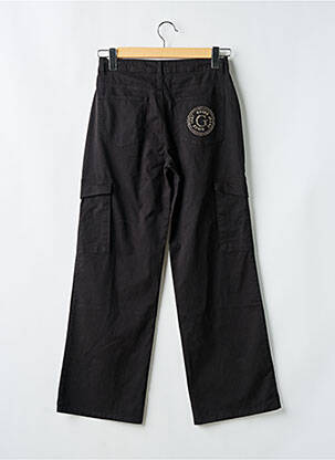 Pantalon cargo buzunare negru GUESS fată