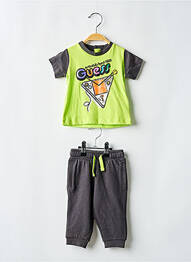 Set sportiv guler rotund gri GUESS garcon