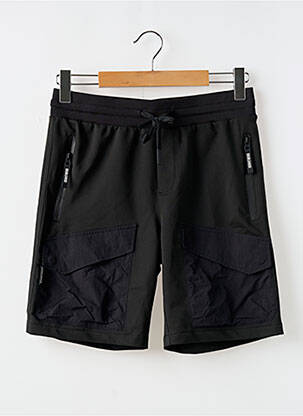 Bermudă negru DOUBLEHOOD bărbat